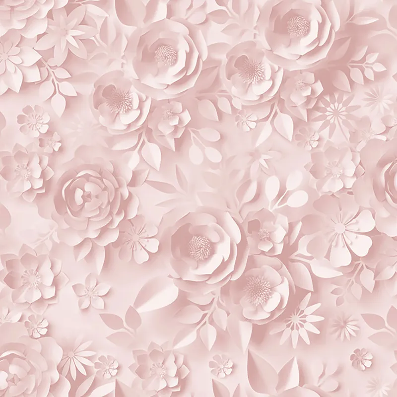 Begrenztes Angebot Rosa Blumentapete mit 3D-Effekt, Vliestapete M44603, My Kingdom, Ugépa