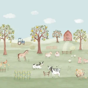 Fototapete für Kinder, Bauernhof, 981-2, Mika, ICH Wallcoverings Begrenztes Angebot
