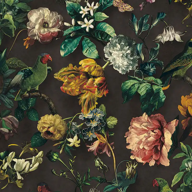 Top-Seller Vlies, Luxustapete 307300, Vögel, Blumen, Museum, Eijffinger