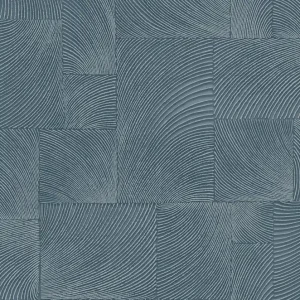 Must-Have Blaue geometrische Vliestapete, A71501, Omura, Grandeco