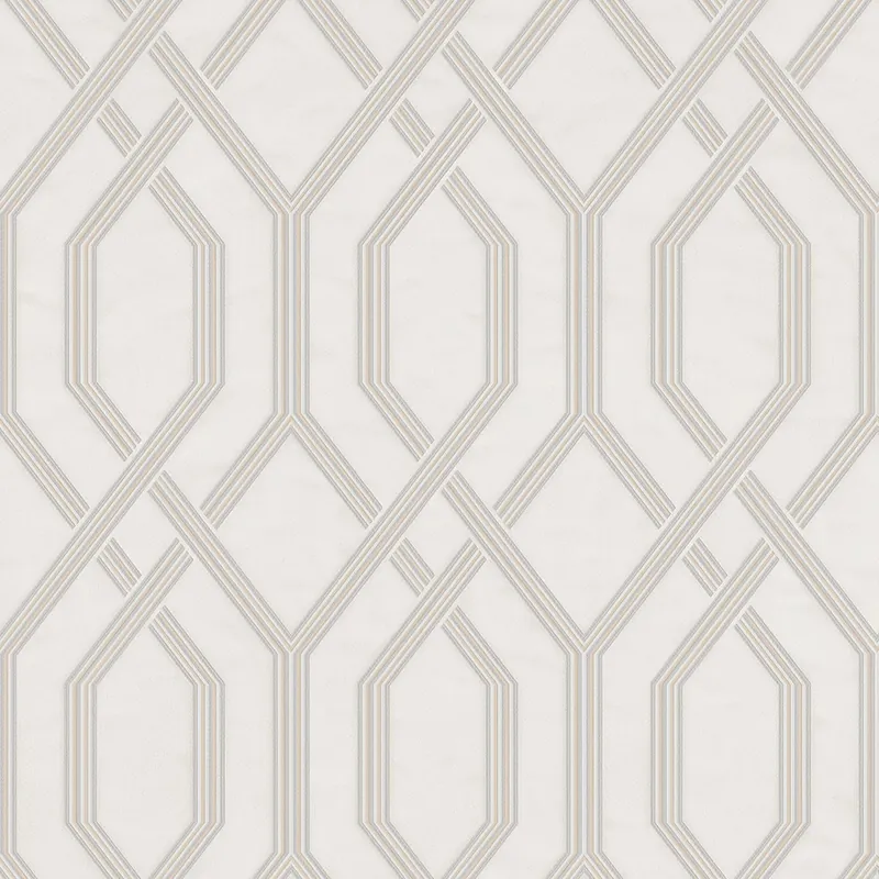 Geometrische Vliestapete, creme, 1502-1, Vera, AdaWall Top-Seller