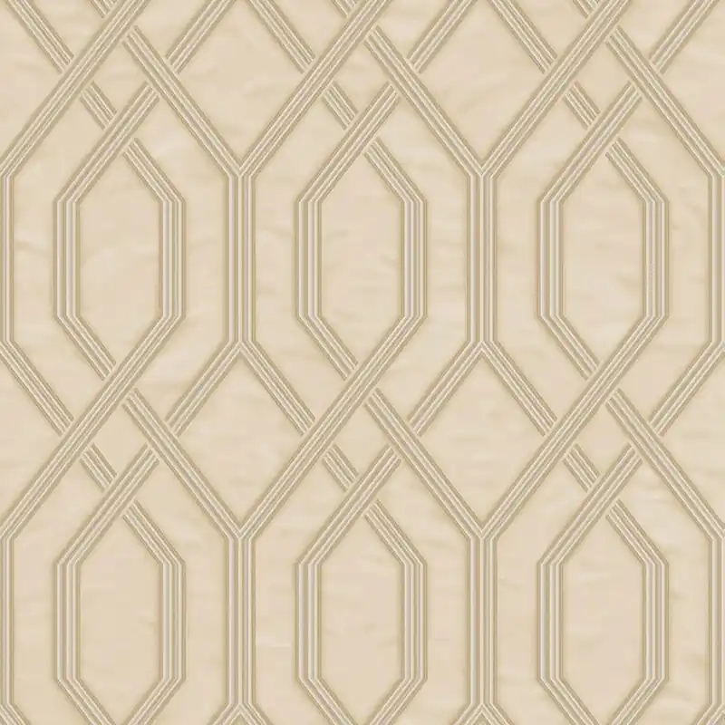 Preiswert Geometrische Vliestapete, beige, 1502-2, Vera, AdaWall