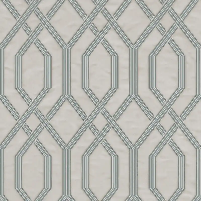 Geometrische Vliestapete, grau, 1502-3, Vera, AdaWall Markenprodukt