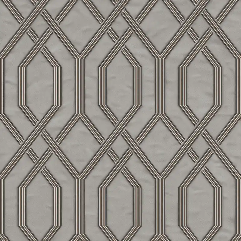 Geometrische Vliestapete, grau-silber, 1502-5, Vera, AdaWall Sale