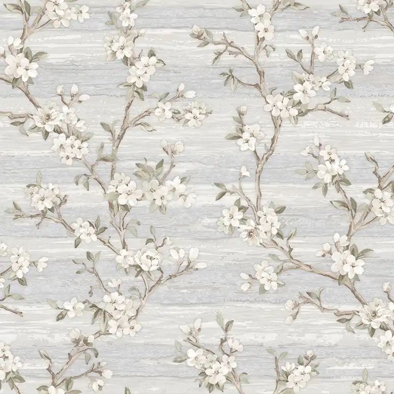 Vliestapete, creme, Blumen, 1505-1, Vera, AdaWall Schnäppchen