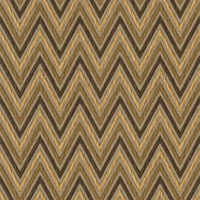 Billig Geometrische Vliestapete, braun, Zickzack-Muster, 1509-4, Vera, AdaWall