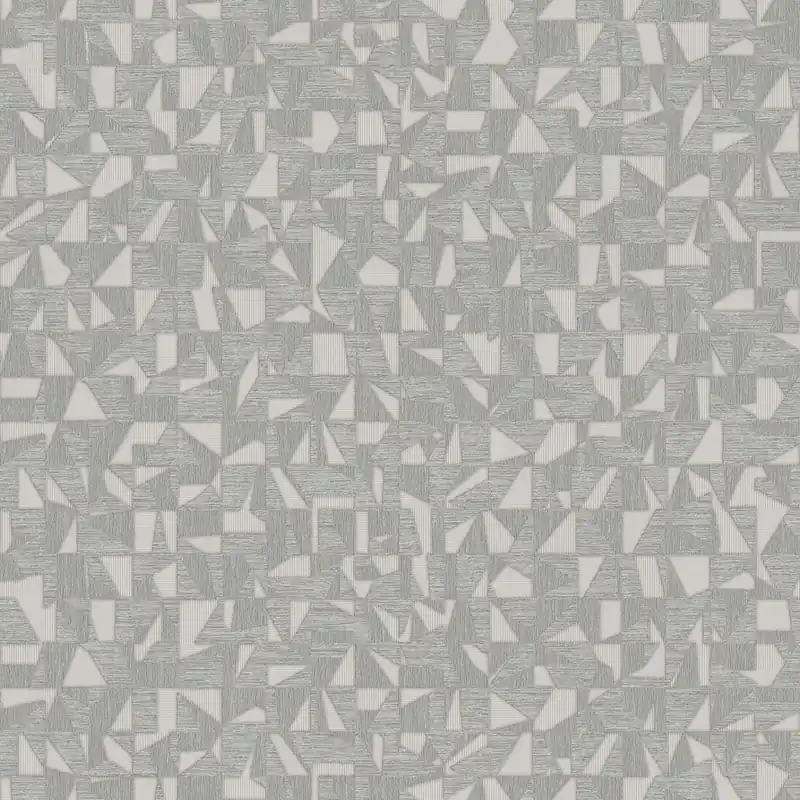 Billig Geometrische Vliestapete, grau-silber, 1512-3, Vera, AdaWall