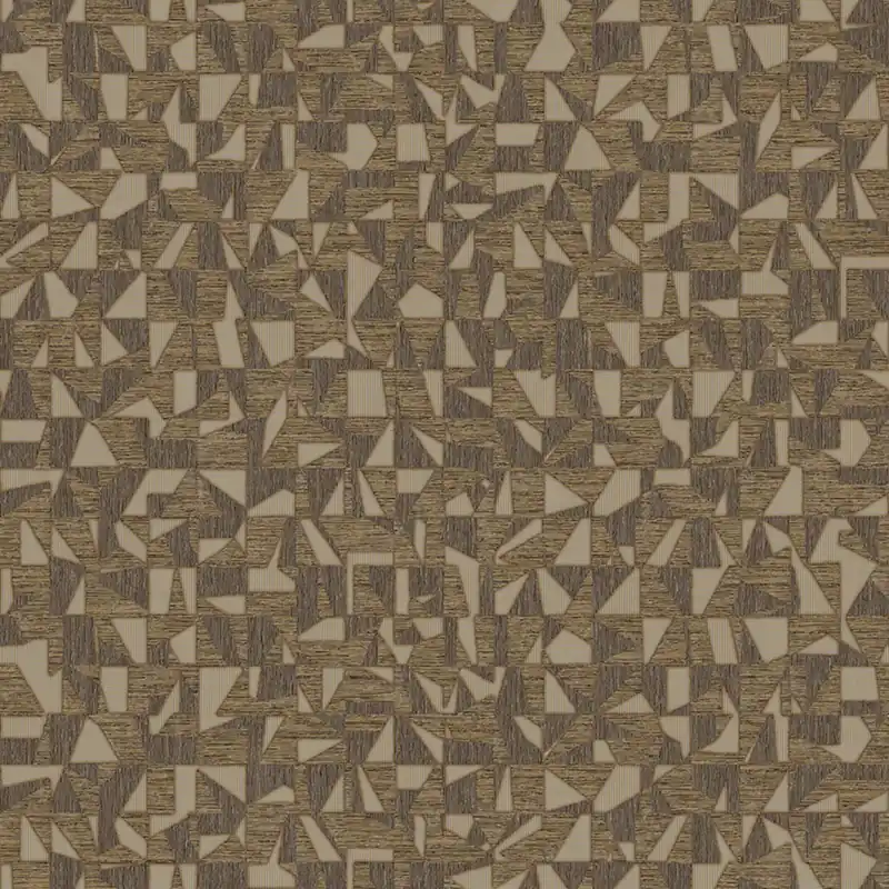 Schnäppchen Geometrische Vliestapete, braun-gold, 1512-5, Vera, AdaWall