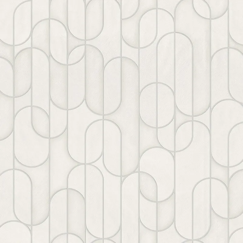 Geometrische Vliestapete, creme, 1514-1, Vera, AdaWall Ausverkauf