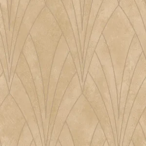 Ockerfarbene Tapete mit geometrischen Mustern, Art Deco, L85602, Elegance Ugepa Sichere Zahlung