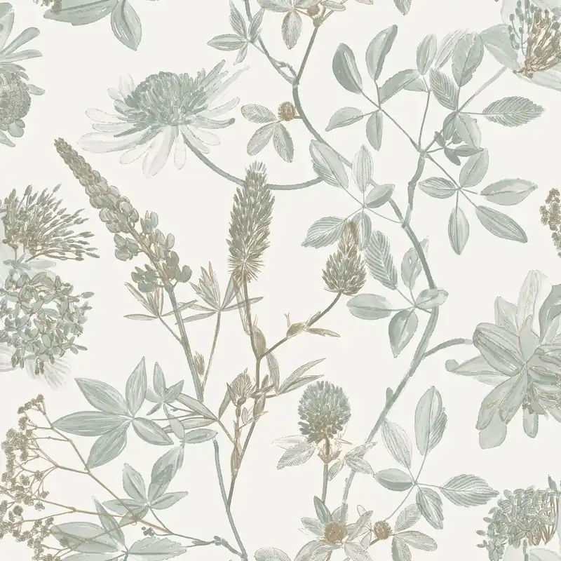 Mega-Angebot Grüne Blumentapete, M45804, Elegance, Ugepa