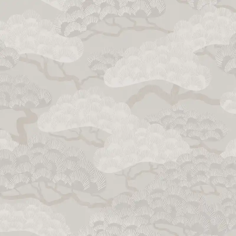 Aktuell Grau-beige Tapete, Zweige, Bäume, M64407, Elegance, Ugepa