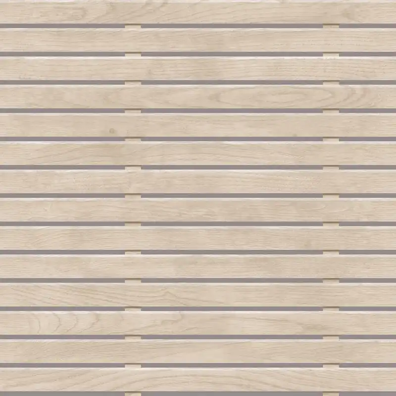 Begrenztes Angebot 3D-Tapete in beiger Holzoptik mit Lamellen, M80697D, Artifice, Ugépa