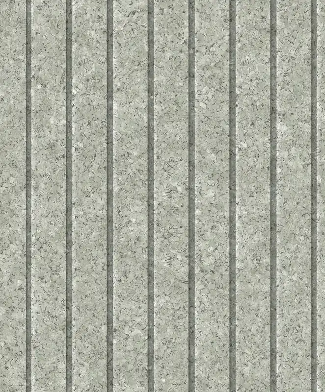 Markenware Tapete in grüner Korkoptik mit Streifen, M75304, Brut, Ugépa