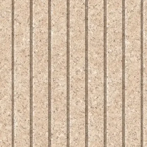 Aktuell Tapete in beiger Korkoptik mit Streifen, M75307, Brut, Ugépa