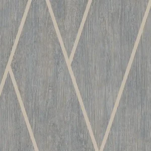 Geometrische Tapete in Grau mit Holzstruktur, M75709, Brut, Ugépa Top-Seller