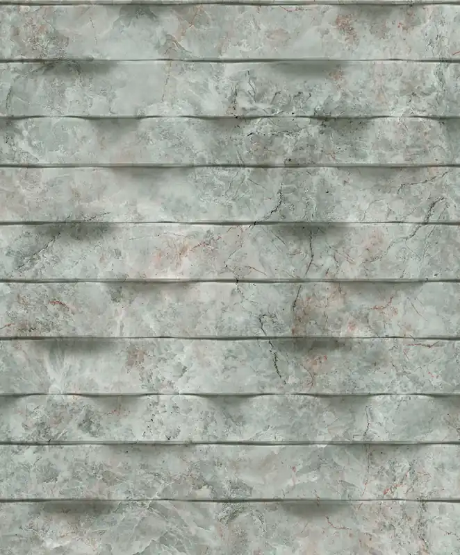 Vliestapete, grün 3D Marmorverkleidung, M79994D, Brut, Ugépa Markenware