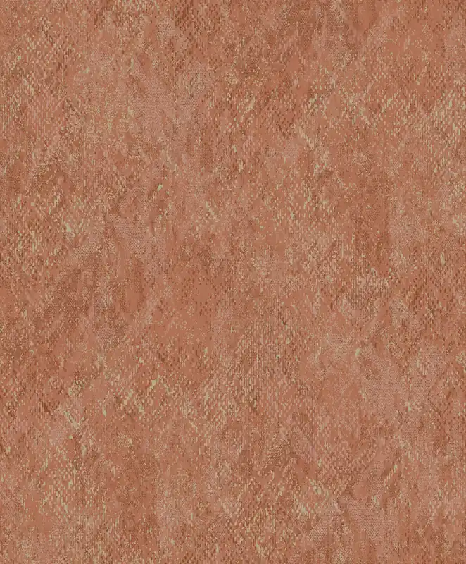 Nur Für Kurze Zeit Vliestapete, orange, Schlangenhaut-Imitat, M33408, Nomade, Ugépa