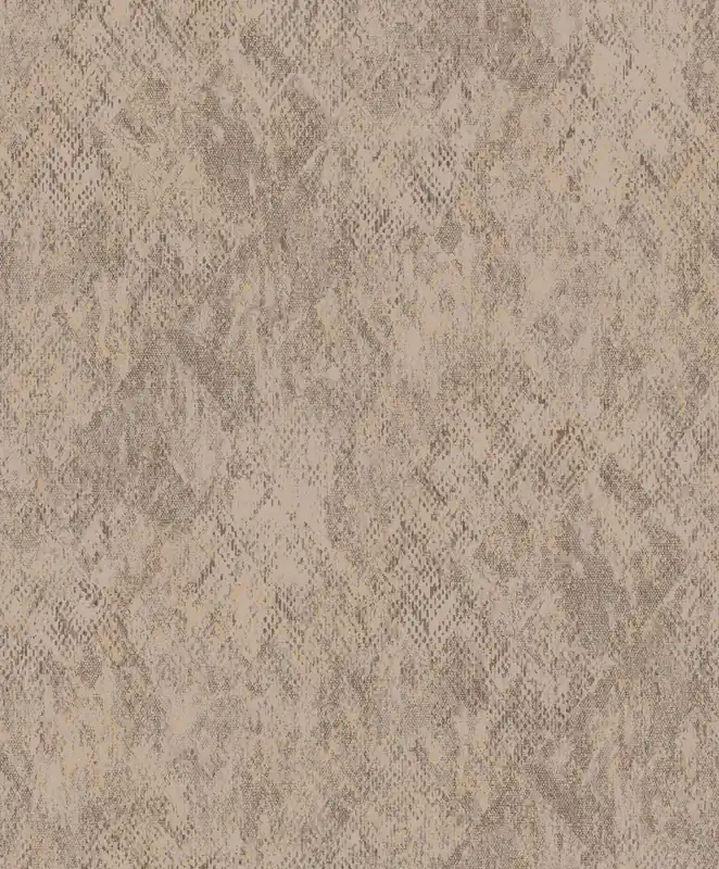 Billig Vliestapete, braun, Schlangenhaut-Imitat, M33418, Nomade, Ugépa
