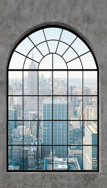Heißes Angebot Fototapete, Fenster nach New York, ML6201, Mural Young Edition, Grandeco