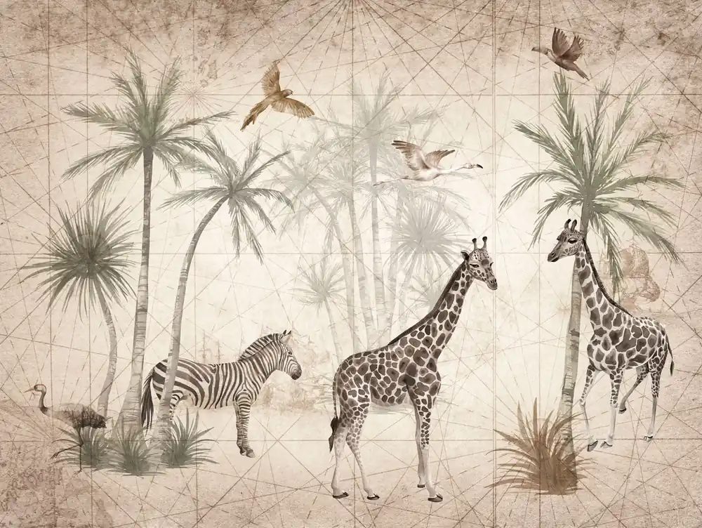 Wochenendangebot Fototapete, Safari, ML1501, Mural Young Edition, Grandeco