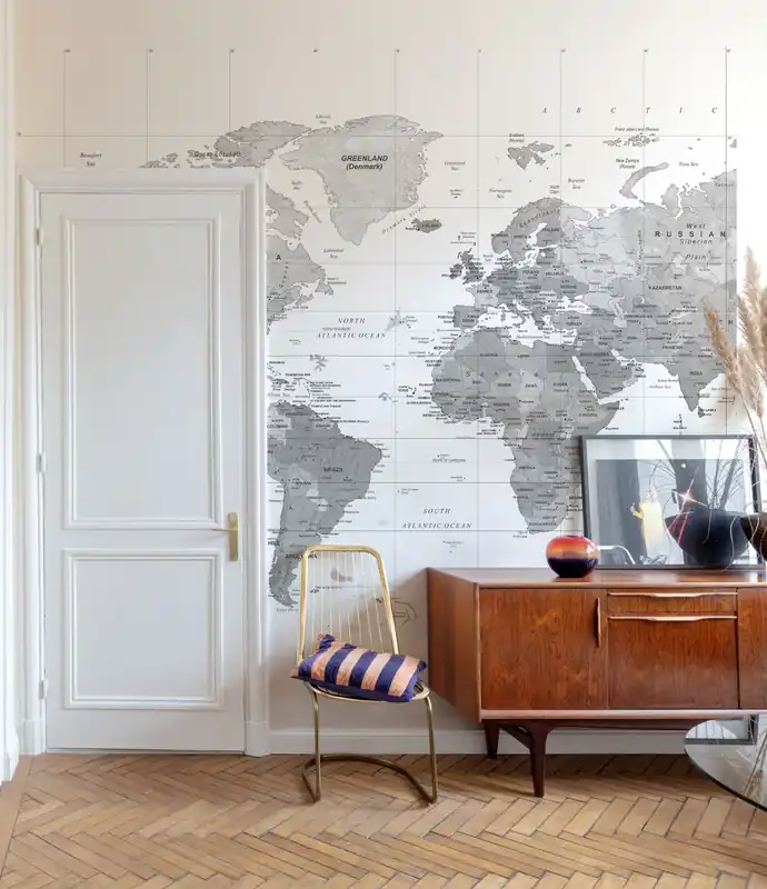 Fototapete, Weltkarte, ML3002, Mural Young Edition, Grandeco Preiswert