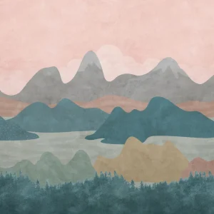 Neu Im Sortiment Fototapete, Berge, Landschaft, ML6801, Mural Young Edition, Grandeco