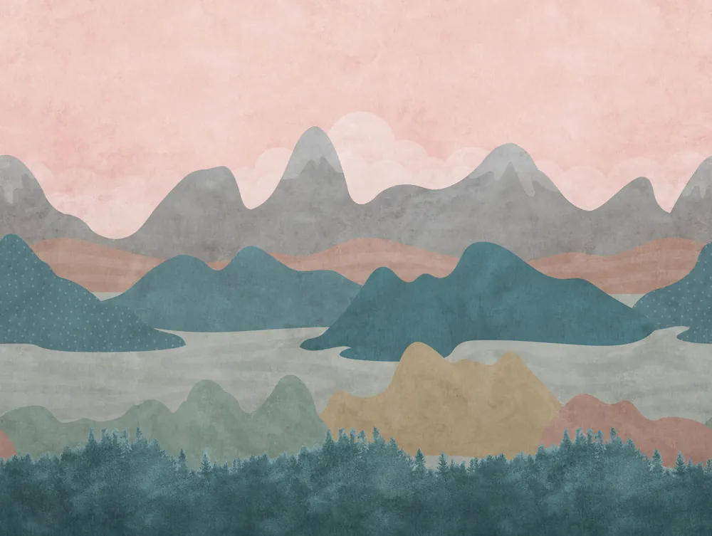 Neu Im Sortiment Fototapete, Berge, Landschaft, ML6801, Mural Young Edition, Grandeco