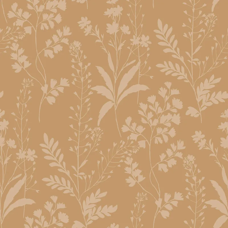 Braun-beige Tapete, Blätter, M52802, Botanique, Ugepa Top-Preis