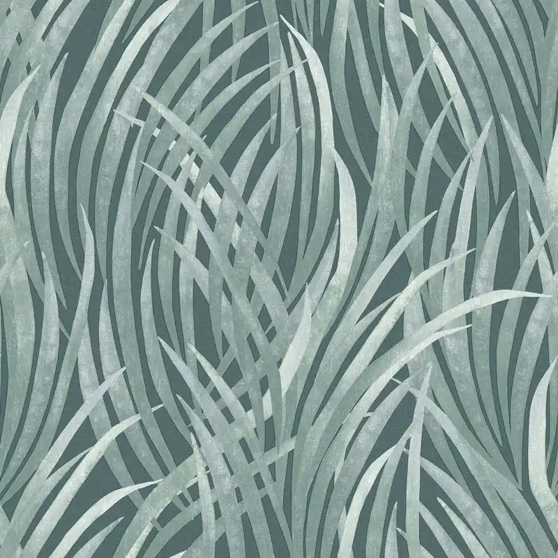 Sichere Zahlung Grüne Tapete, Grasblätter, M64514, Botanique, Ugepa