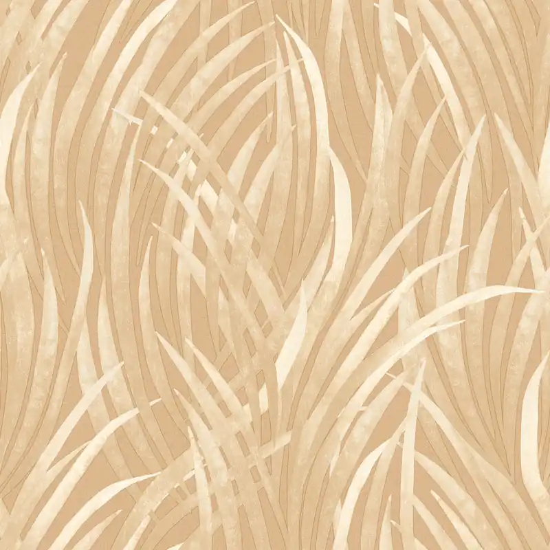 Markenprodukt Braune Tapete, Grasblätter, M64502, Botanique, Ugepa