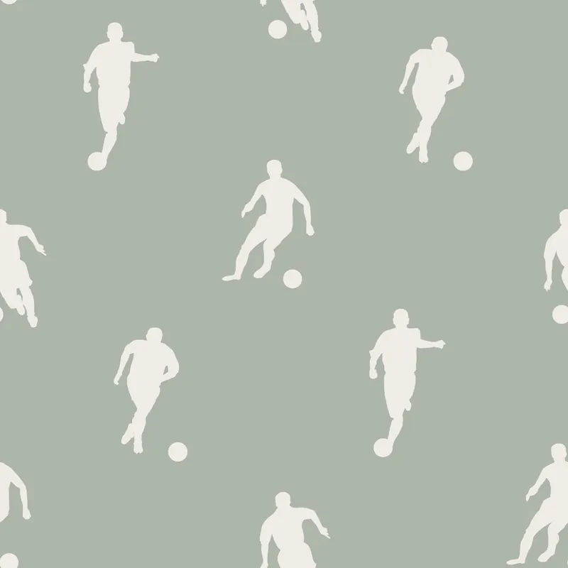 Grüne Vliestapete für Jungen, Fußball, 139505, To the Moon and Back, Esta Home Bestseller