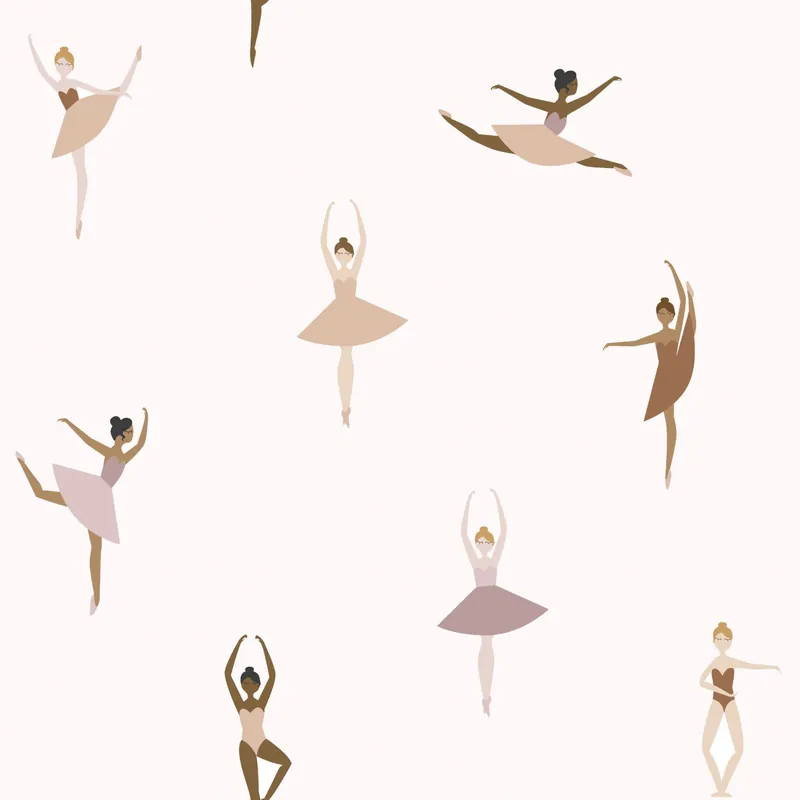 Schnäppchen Kindertapete mit Ballerinas, 139536, To the Moon and Back, Esta Home