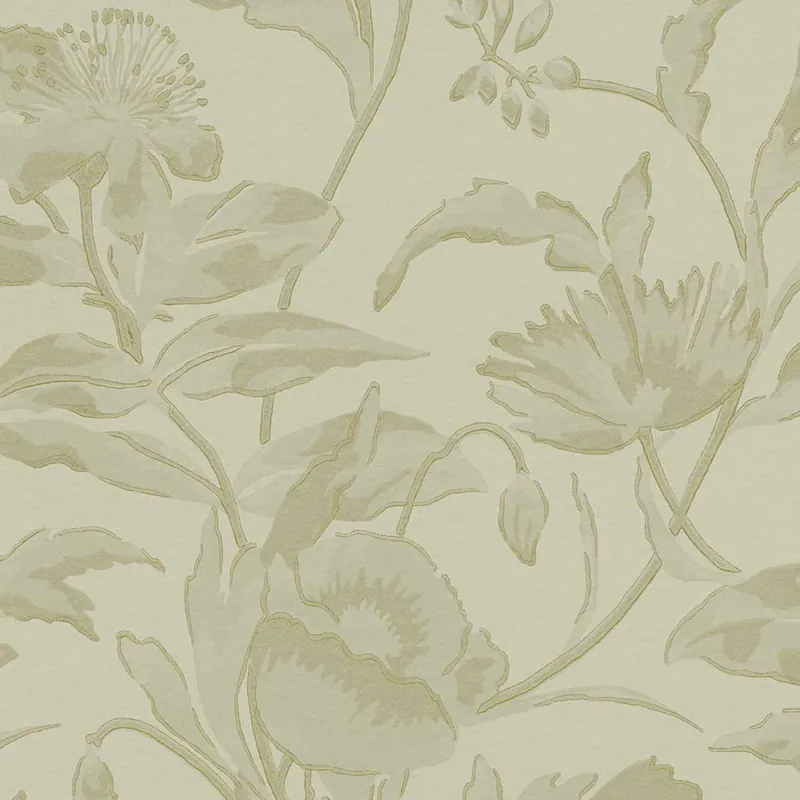 Sonderangebot Grün-goldene florale Vliestapete, 340133, Gilded, Eijffinger