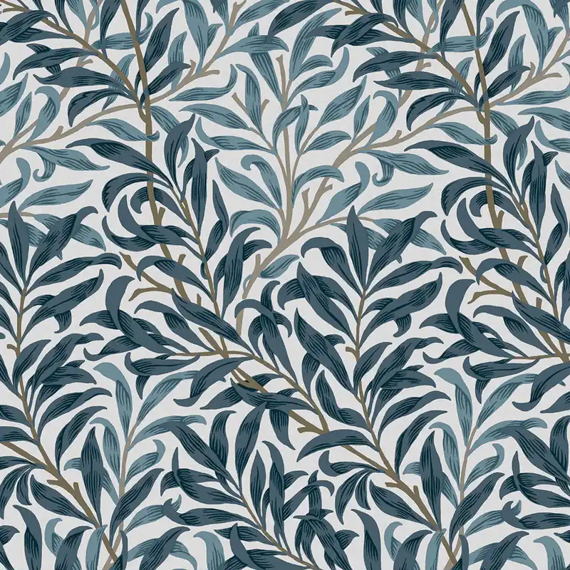 Preis Gesenkt Vliestapete, blau, Zweige, 124245, William Morris At Home
