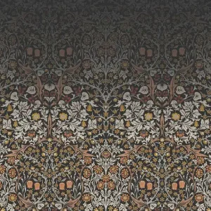 Abverkauf Vlies-Fototapete, grau-schwarz, Blumen, Blätter, 125337, William Morris At Home