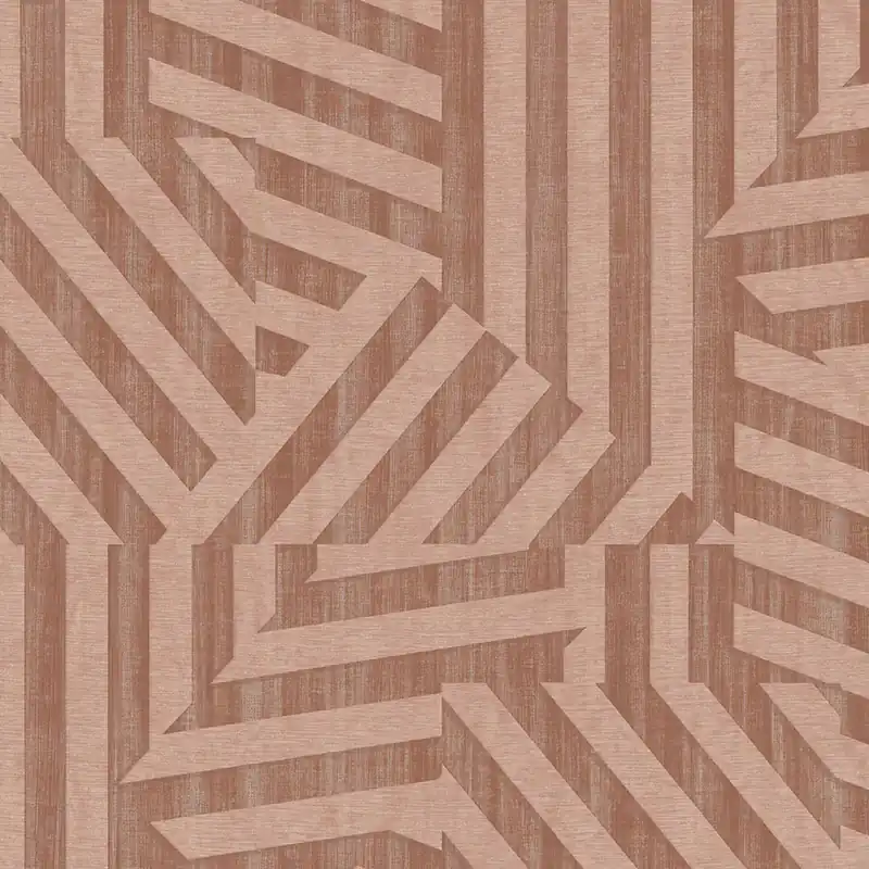 Angebot Rosa geometrische Retro-Tapete, 333633, Revive, Eijffinger