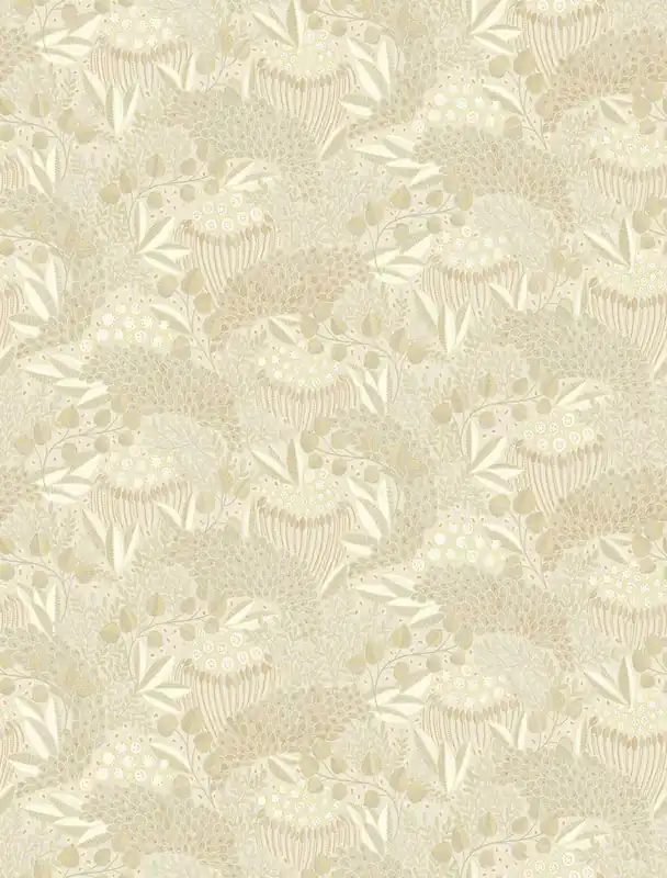 Vliestapete Wandbilder, beige, Blätter, 340288, Solange, Eijffinger Sichere Zahlung
