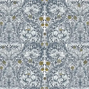 Schneller Versand Vlies-Fototapete, blau, Blumen, 125400, William Morris At Home