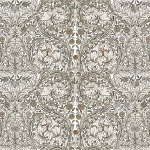 Neue Ware Vlies-Fototapete, graubeige, Blumen, 125409, William Morris At Home