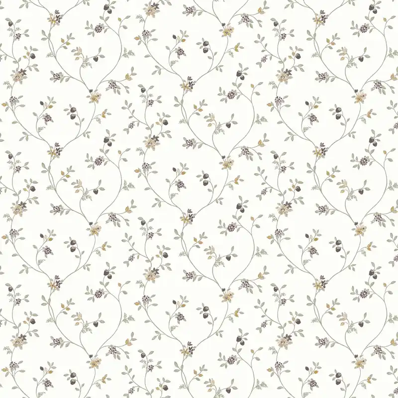 Beliebt Weiße Blumentapete, 12333, Fiori Country, Parato