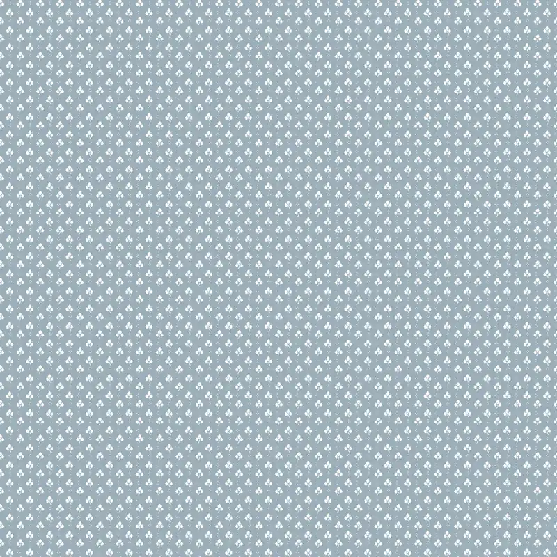 Blaue Vliestapete mit weißen Blättern, 12363, Fiori Country, Parato Top-Angebot