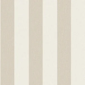 Beige gestreifte Tapete, Stoffimitat, AT4005, Atmosphere, Grandeco Günstig