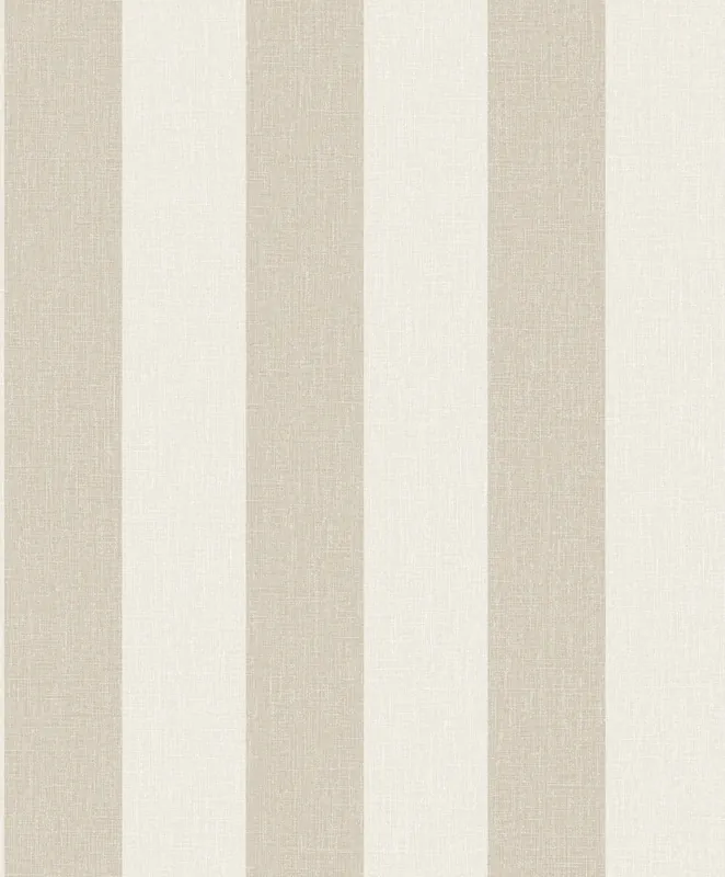 Beige gestreifte Tapete, Stoffimitat, AT4005, Atmosphere, Grandeco Günstig
