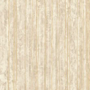 Beige gestreifte Luxustapete, 57702, Aurum II, Limonta Highlight