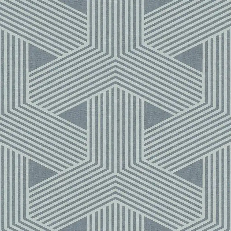Blaue Vliestapete, geometrisches Muster, 30133, Energie, Cristiana Masi by Parato Sonderaktion