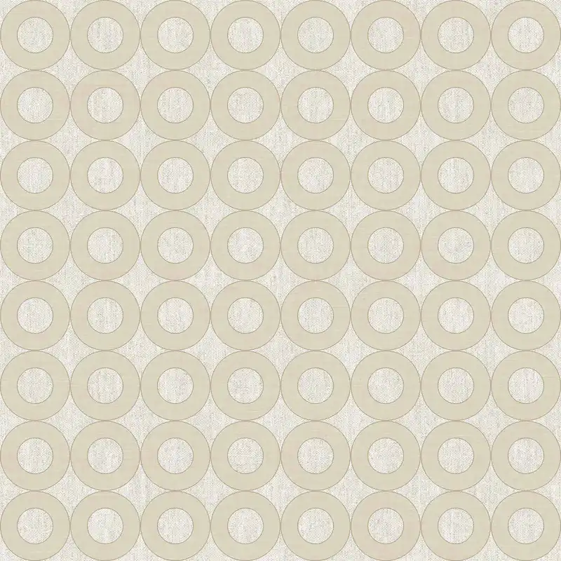 Beigefarbene Vliestapete mit Kreisen, 30161, Energie, Cristiana Masi by Parato Top-Preis