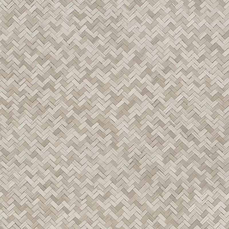 Beigefarbene Luxustapete, Rattan geflochten 33309, Botanica, Marburg Versand Am Gleichen Tag