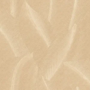 Beige Tapete mit Blättern, AL26220, Allure, Decoprint Meistverkauft