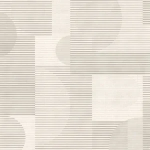 Weiße und graue geometrische Tapete, AL26280, Allure, Decoprint Neu Im Sortiment